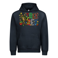 Navy tree rex coffee drink Urban Hoodie - Zillion Design Studio