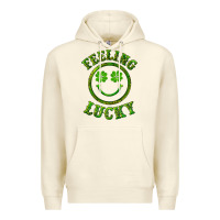 Sandshell feeling lucky with leopard Premium Hoodie - RanaPortraitStore