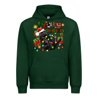 Foreset Green meowy christmas Urban Hoodie - Zillion Design Studio