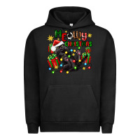 Pigment Black meowy christmas Urban Hoodie - Zillion Design Studio