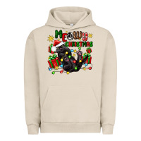 Pigment French Oak meowy christmas Urban Hoodie - Zillion Design Studio
