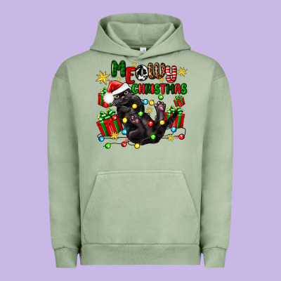 Urban Hoodie meowy christmas