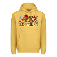 Antique Gold physical education teacher Premium Hoodie - texasbilliewilder