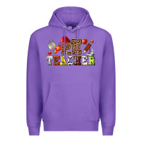 Purple physical education teacher Premium Hoodie - texasbilliewilder