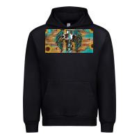 Black Wings Cross Faith Urban Hoodie - RanaPortraitStore
