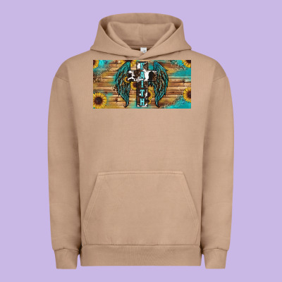 Urban Hoodie Wings Cross Faith