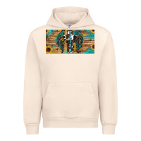 Sandshell Wings Cross Faith Urban Hoodie - RanaPortraitStore