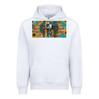 White Wings Cross Faith Urban Hoodie - RanaPortraitStore