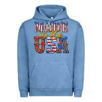 Pigment Pebble Blue made in the usa Urban Hoodie - texasbilliewilder