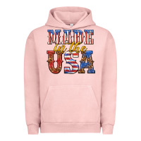 Pigment Salmon made in the usa Urban Hoodie - texasbilliewilder