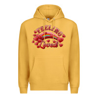 Mustard feeling loved valentine's day Premium Hoodie - RanaPortraitStore