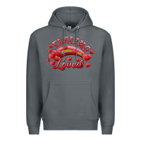 Rock feeling loved valentine's day Premium Hoodie - RanaPortraitStore