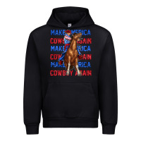 Black make america cowboy again Urban Hoodie - texasbilliewilder