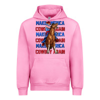 Fuchsia Pink make america cowboy again Urban Hoodie - texasbilliewilder