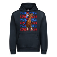 Navy make america cowboy again Urban Hoodie - texasbilliewilder