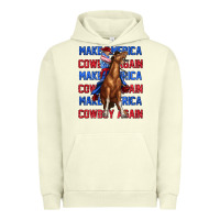 Pigment Pistachio make america cowboy again Urban Hoodie - texasbilliewilder