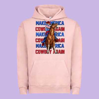 Urban Hoodie make america cowboy again