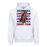 White make america cowboy again Urban Hoodie - texasbilliewilder
