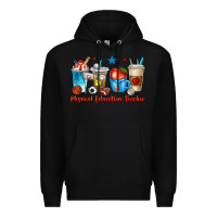 Black physical education teacher coffee cups Premium Hoodie - texasbilliewilder