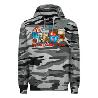 Slate Camo physical education teacher coffee cups Premium Hoodie - texasbilliewilder