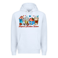 White physical education teacher coffee cups Premium Hoodie - texasbilliewilder