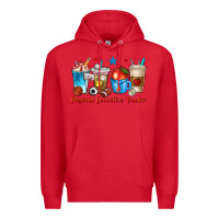 Red physical education teacher coffee cups Premium Hoodie - texasbilliewilder