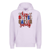 Lilac hey batter batter swing Premium Hoodie - Zillion Design Studio