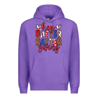 Purple hey batter batter swing Premium Hoodie - Zillion Design Studio