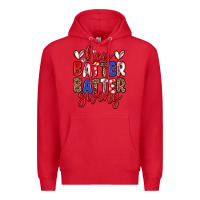 Red hey batter batter swing Premium Hoodie - Zillion Design Studio