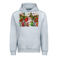 Heather Grey tree rex coffee cups Urban Hoodie - Zillion Design Studio