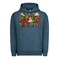 Pigment Midnight Navy tree rex coffee cups Urban Hoodie - Zillion Design Studio