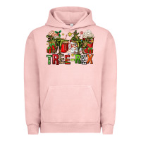 Pigment Salmon tree rex coffee cups Urban Hoodie - Zillion Design Studio