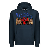 Navy wrestling mom Premium Hoodie - Zillion Design Studio