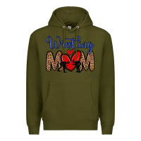 Army Green wrestling mom Premium Hoodie - Zillion Design Studio