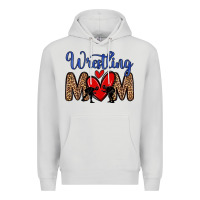 Dove Grey wrestling mom Premium Hoodie - Zillion Design Studio