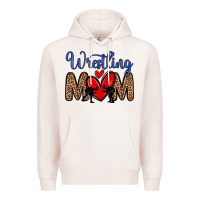 Pale Pink wrestling mom Premium Hoodie - Zillion Design Studio