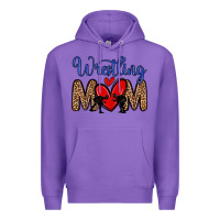 Purple wrestling mom Premium Hoodie - Zillion Design Studio