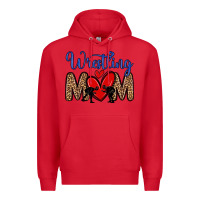 Red wrestling mom Premium Hoodie - Zillion Design Studio