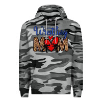 Slate Camo wrestling mom Premium Hoodie - Zillion Design Studio