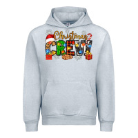 Heather Grey christmas crew Urban Hoodie - Zillion Design Studio
