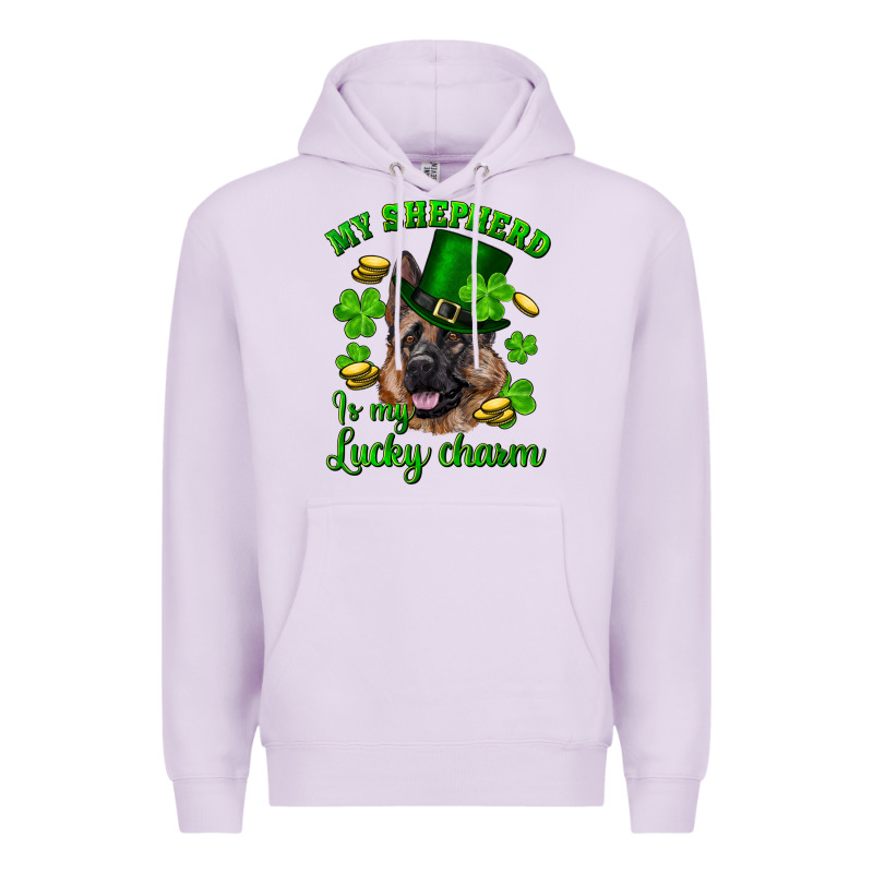 St.patrick's Day My Shepherd Is My Lucky Charm Premium Hoodie by RanaPortraitStore | Teevron