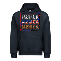 Navy merica merica merica vintage Urban Hoodie - texasbilliewilder