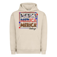 Pigment French Oak merica merica merica vintage Urban Hoodie - texasbilliewilder