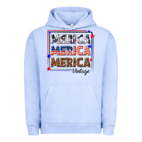 Merica Merica Merica Vintage Urban Hoodie | Teevron