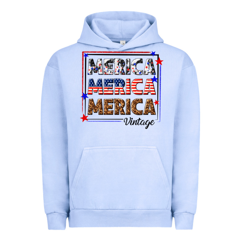 Merica Merica Merica Vintage Urban Hoodie by texasbilliewilder | Teevron