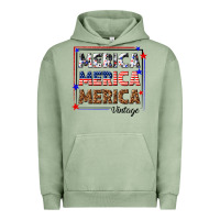 Pigment Oil Green merica merica merica vintage Urban Hoodie - texasbilliewilder