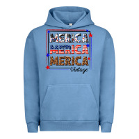Pigment Pebble Blue merica merica merica vintage Urban Hoodie - texasbilliewilder