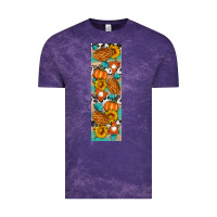 Cloud Purple Fall Pie Vintage Tee - Artiststas