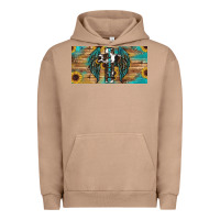 Pigment Burro western blessed cros sunflowers licence plate Urban Hoodie - RanaPortraitStore