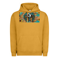 Pigment Peanut Butter western blessed cros sunflowers licence plate Urban Hoodie - RanaPortraitStore